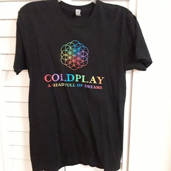 Coldplay / Next Level Apparel | Tops | Coldplay A Head Full Of Dreams ...